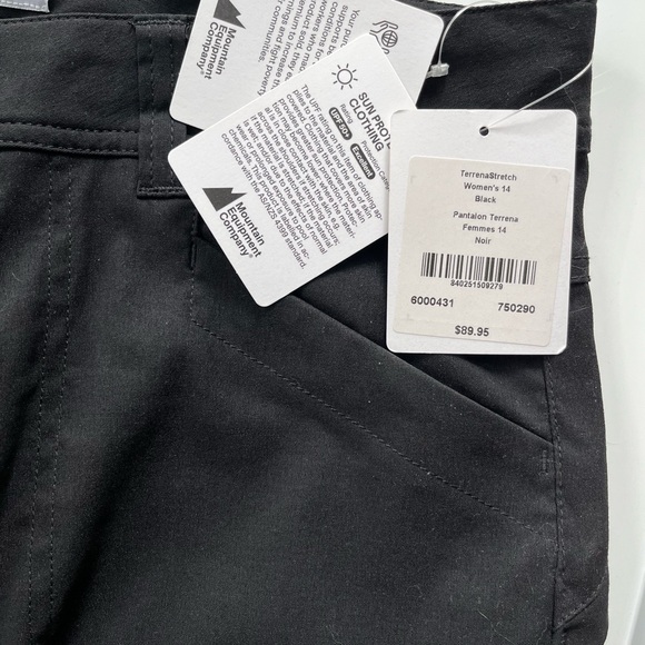 MEC Terrena Stretch Pants - Women's size 14 black - Picture 9 of 10